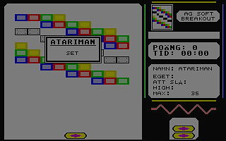 Breakout atari screenshot